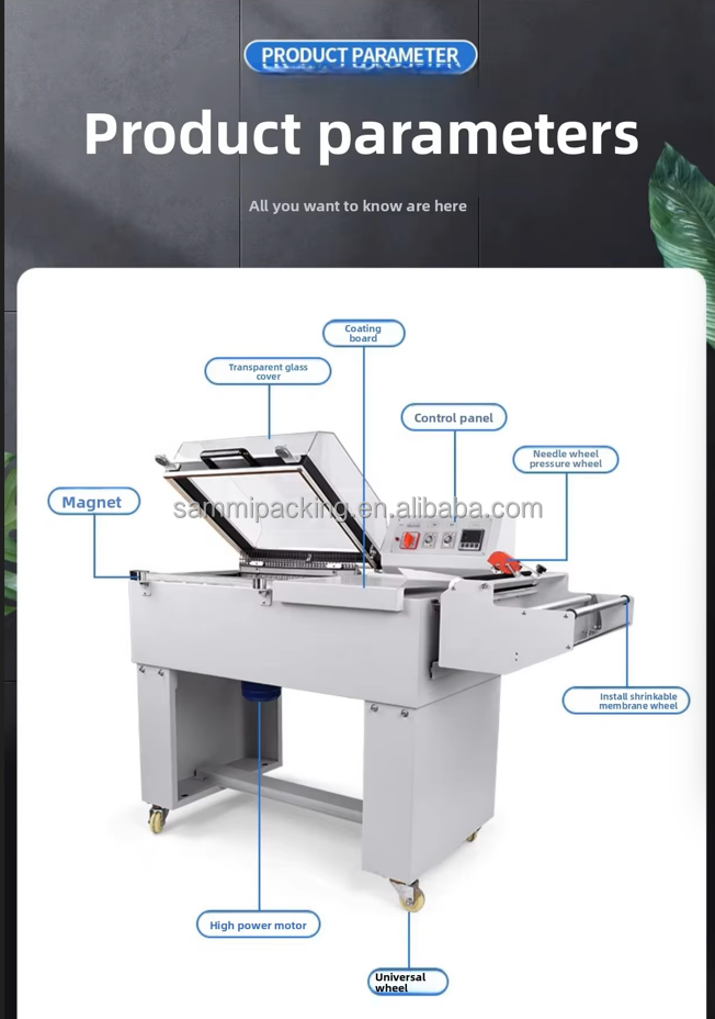 FM-5540 Heat Shrink Packaging Machine angle view