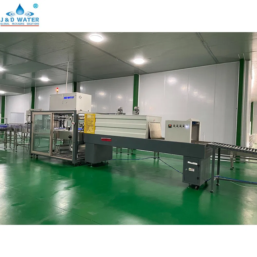 Automatic L Bottled Water Juice Food Plastic PE Film Heat Tunnel Shrink Wrap Package Machine Sleeve Wrapping Packing Carton Case Box Cardboard Wrapper