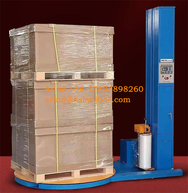 Stretch Film Tire Wrapping Machine Shrink Film Wooden Box Pallet Wrapper Stretch Hood Tray Packaging Machine