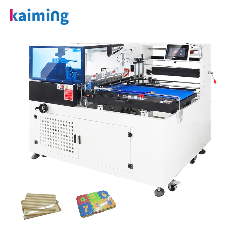 Model 450L Automatic Intelligent Edge Sealing &amp; Cutting Machine with Heat Shrink Tunnel Packing Machine High Speed Side Seal