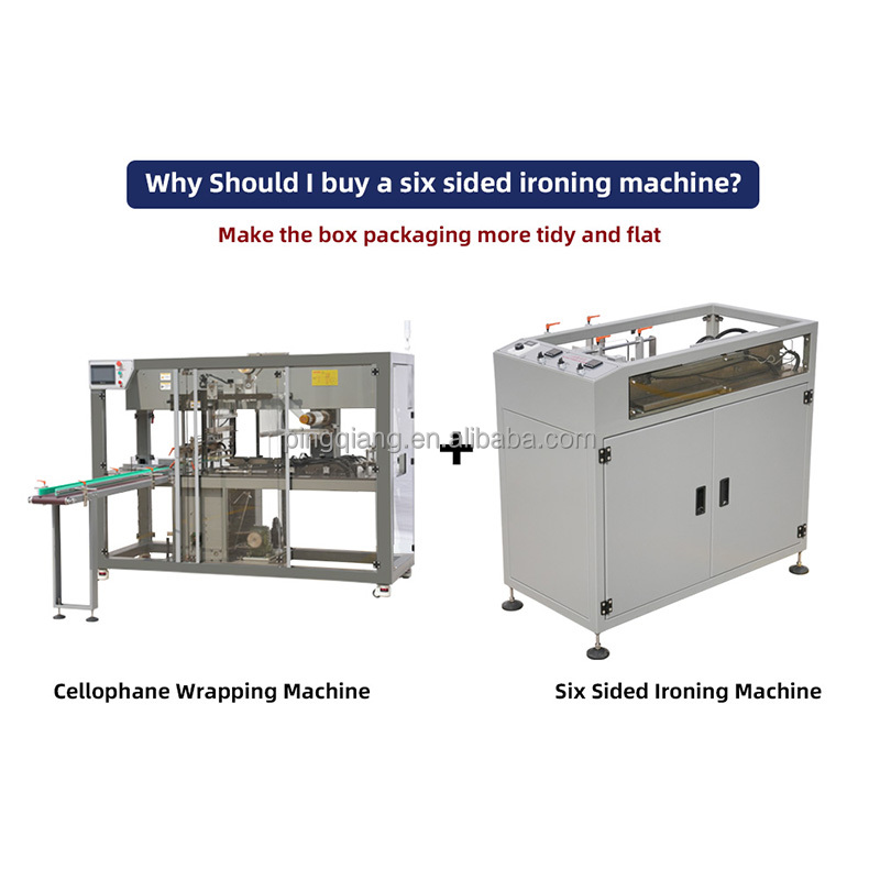 Transparent film packaging machine details