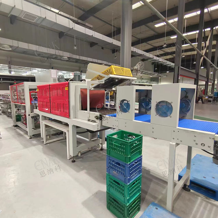 Automatic PE Film Heat Shrink Tunnel Sleeve Wrapping Packing Machine for Cans
