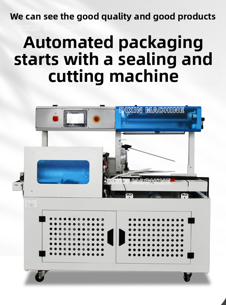 Bulk Egg Tray Packaging Fast-Action L-Bar Sealer Thermal Tunnel Automatic PLC Streamlined POF Shrink Wrapping System Food Grade