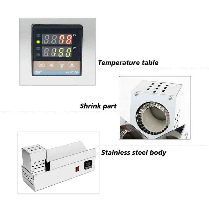 Electric Heat Shrinker Machine PVC Film Wrapping for Wine Bottles 5