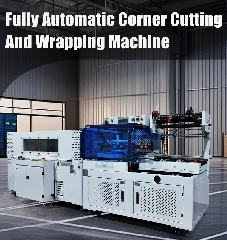 Industrial Automatic Vertical Sealing and Cutting Shrink Wrapping Machine Heat Shrink Packing Machine
