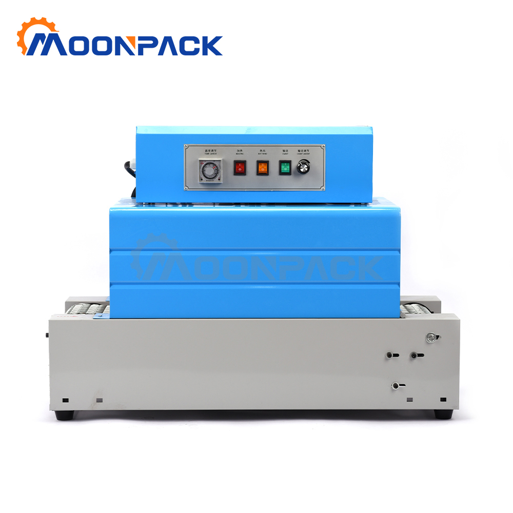 Moonpack BS-2015 Automatic Shrink Machine Heat PVC Film Packing Net Type Horizontal Thermo Tunnel Box Shrink Wrap Pack Machine