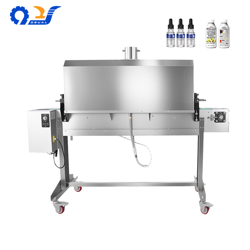 1600A Automatic Shrink Wrapping Continuous System with Adjustable Temperature for Bottles and Jars
