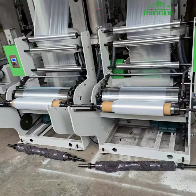 500mm*2 Stretch Hood Single Screw Double-head Film Blowing Machine