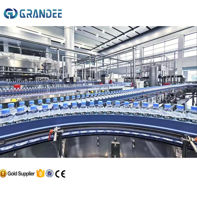 Bottle filling packaging machine