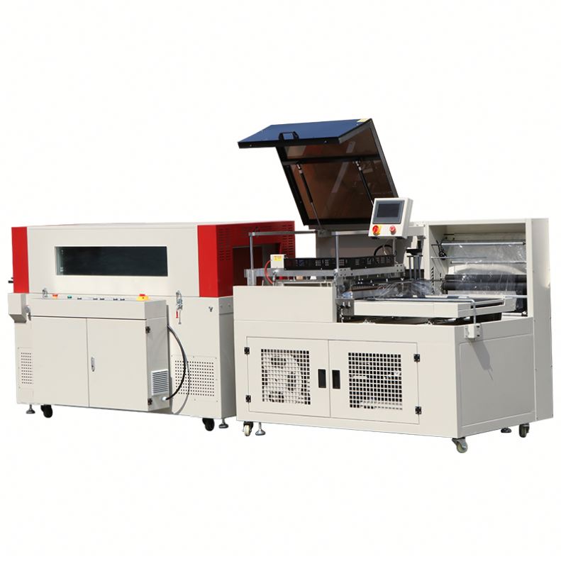 Fully Automatic Vertical Heat Shrink Film Machine Cosmetic Box POF Film Heat Shrink Machine