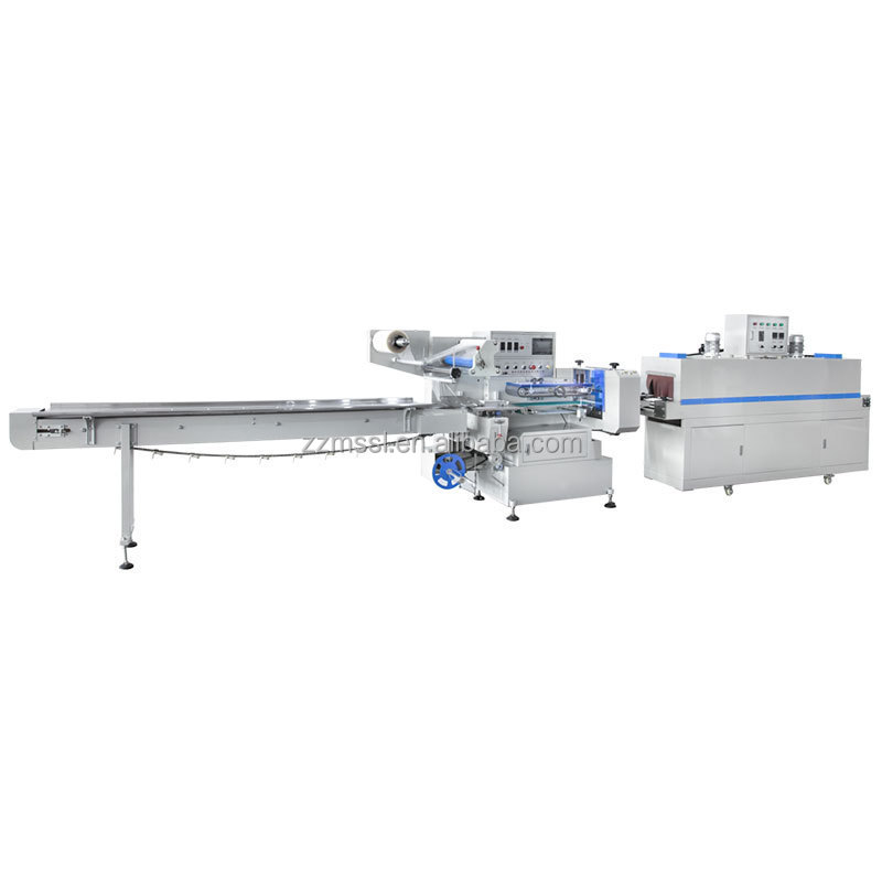 Servo Motor Reciprocating Horizontal Knife Sealing and Cutting Heat Shrink Packaging Machine Box Shrink Wrapping Machine