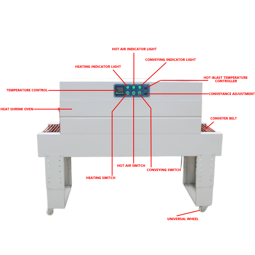FQL450 Fully Automatic Heat Shrink Packaging Machine with Side Seal and L-shaped Side Cutting for Shrink Packaging