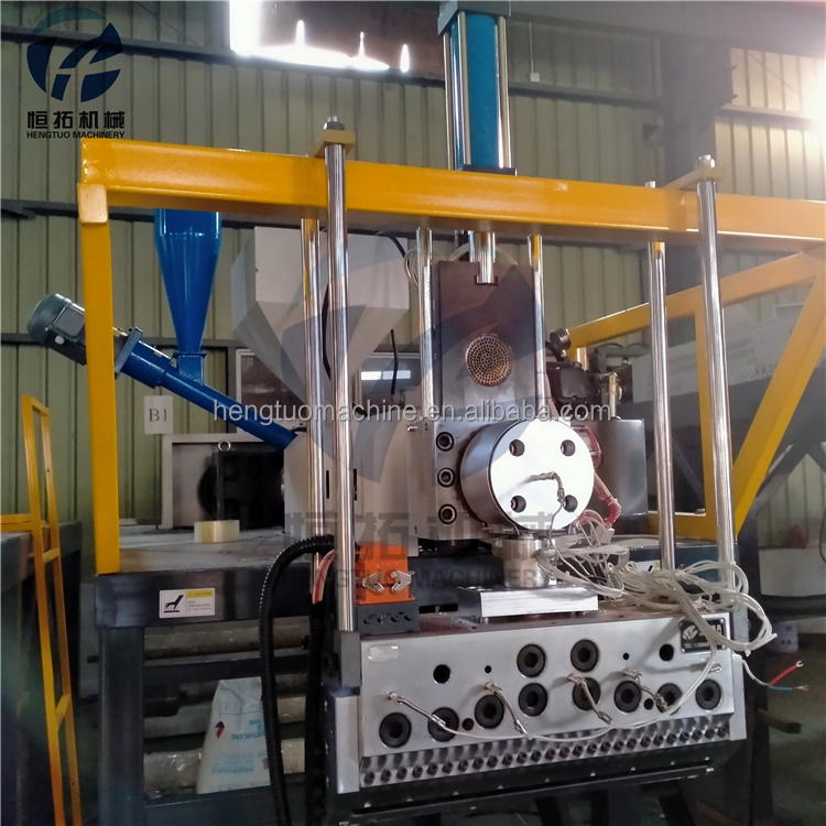 HT-500 Single Extruder Hydraulic Screen Net Changer Overhand Film Treatment PE Stretch Film Making Machine