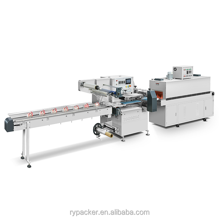 Automatic Continuous Motion Shrink Wrapping Machine RS-590 POF Film Flow Shrink Wrap,Sealing Wrapper