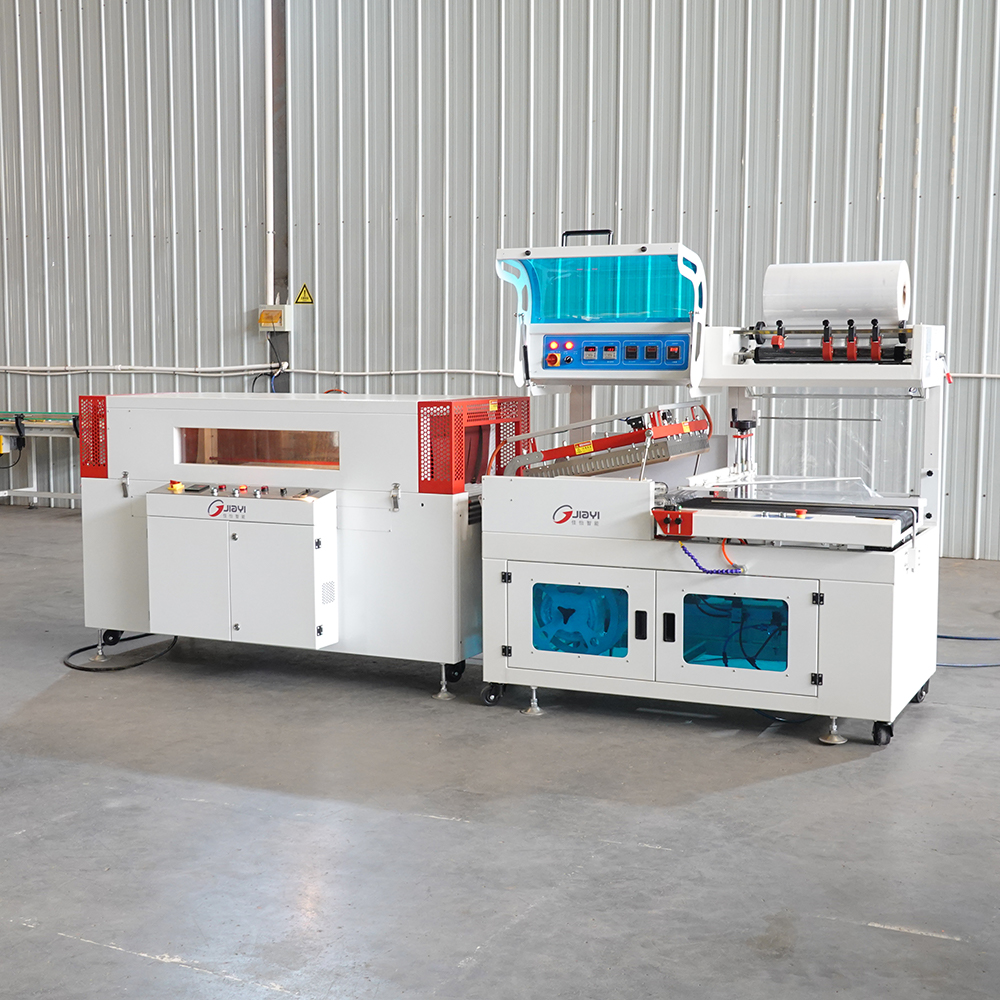 Industrial Automatic L bar Sealer Heat Shrink Tunnel Wrapping Wrap Packing Machine