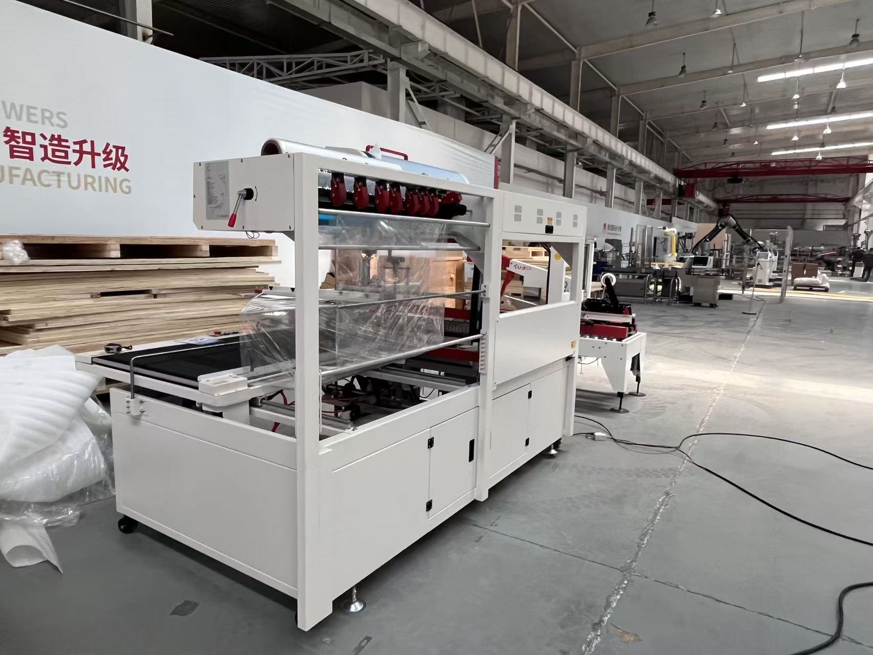 High-Efficiency Semi-Automatic Electric Heat Shrink Packaging Machine for Food Plastic Film Sealing &amp; Heat Shrinking