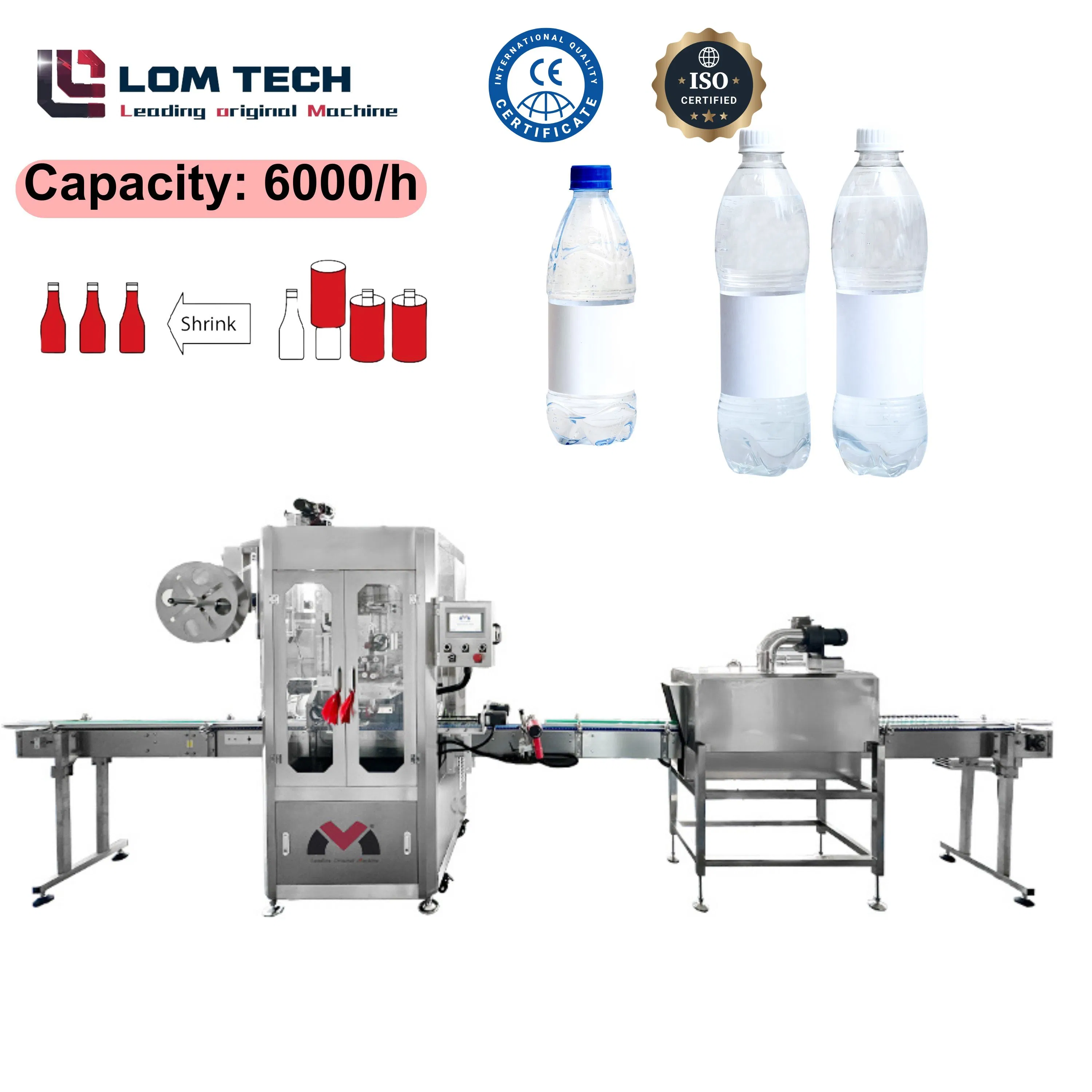 High-Speed Lom Labeling Machine for Quick Sleeve Shrink Wrapping