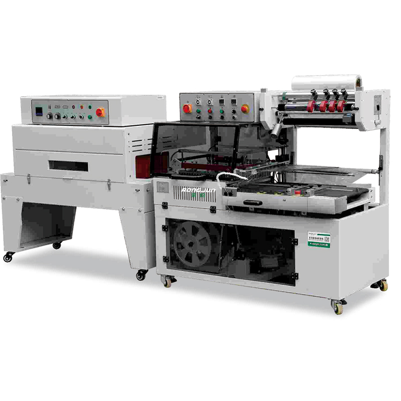 Fully-Automatic Electric L-Bar Sealing and Shrinking Machine with PLC Control for Food Packaging Film Heat Shrink Tunnel