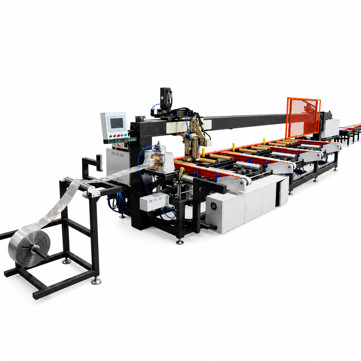 Automatic Profile Shrink Film Packaging Machine, For Single-bundle Profile Bag Packaging