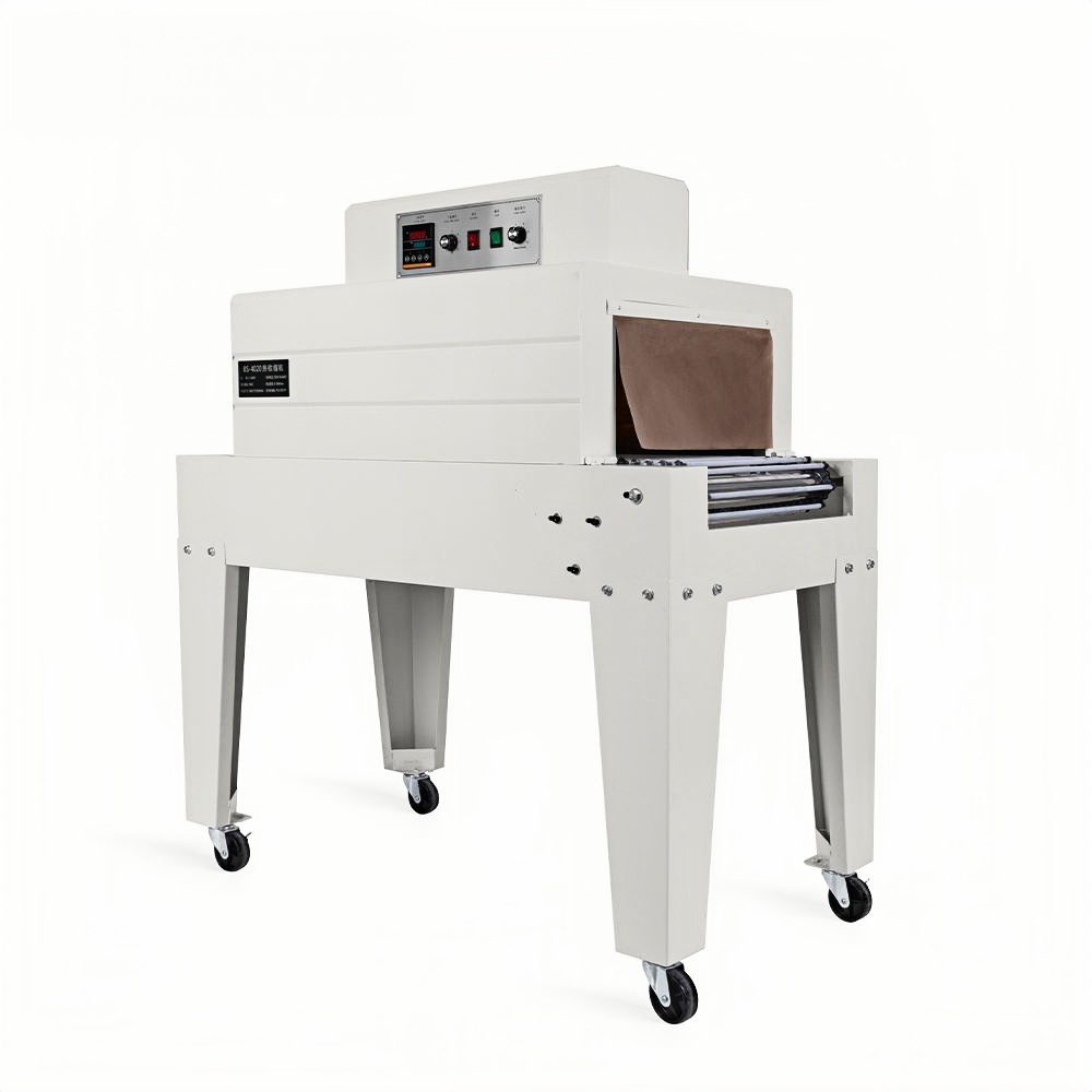 Chain 4525 Vertical Tunnel Heat Shrink Machine for Food Grade Paper/PVC/PP Film Adjustable Speed Temperature Control High