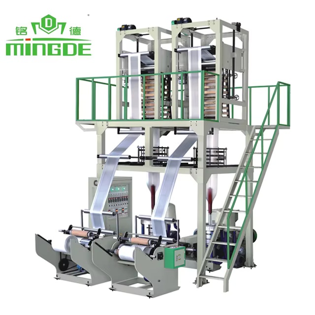 500mm*2 Stretch Hood Single Screw Double-head Film Blowing Machine
