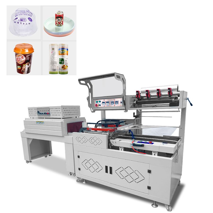 Electric Automatic Side Seal and Shrink Wrapping Equipment for Food Chemical Commodity Packaging for Plastic Bags and Cases