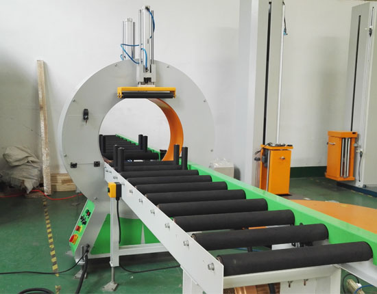 Orbital wrapping machine process