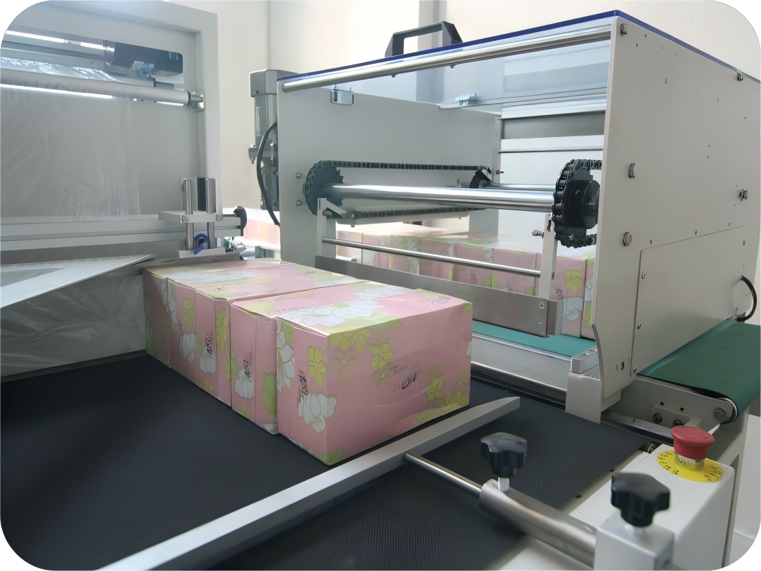Automatic High Speed Continuous Motion Side Sealing Heat Shrink Wrapping Packaging Wrapper Machine with Heat Shrink Tunnel