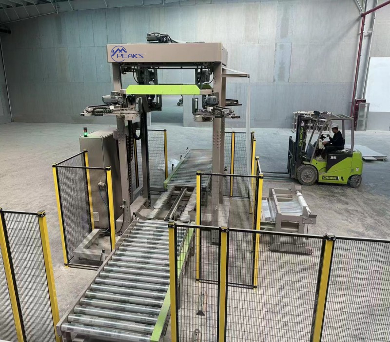 Fully Automatic Pallet Stretch Hood Wrapping Machine High Speed Stretch Hooders