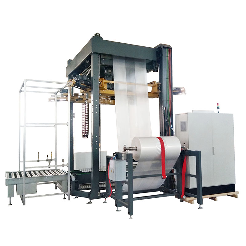 PE Film Machine Stretch Hood Film Bag Stretch Hood Pallet Wrapping Machine