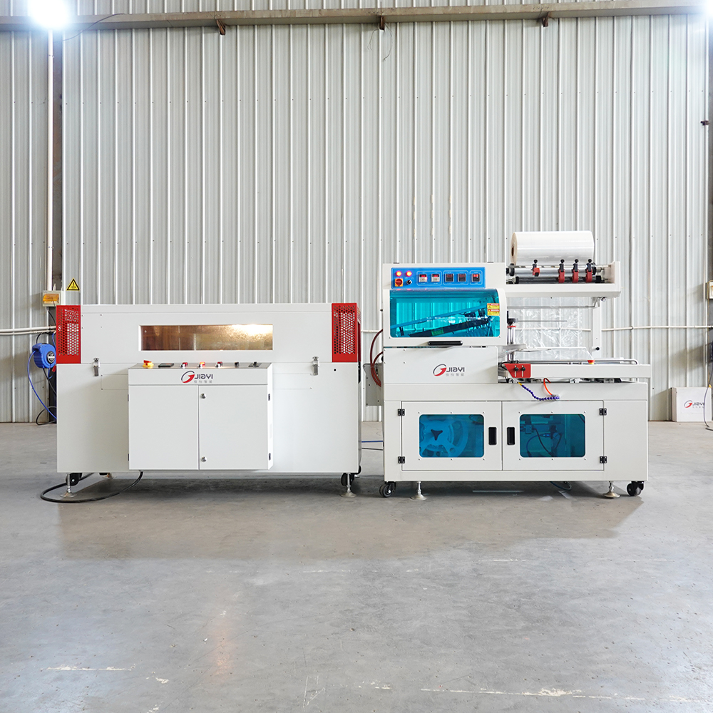 Industrial Automatic L bar Sealer Heat Shrink Tunnel Wrapping Wrap Packing Machine