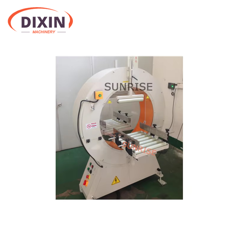 Orbital Wrapping Machine for Plastic Extruded Profiles, Cupboard, Wood, Panel &amp; Frames Horizontal Stretch Packing Machine