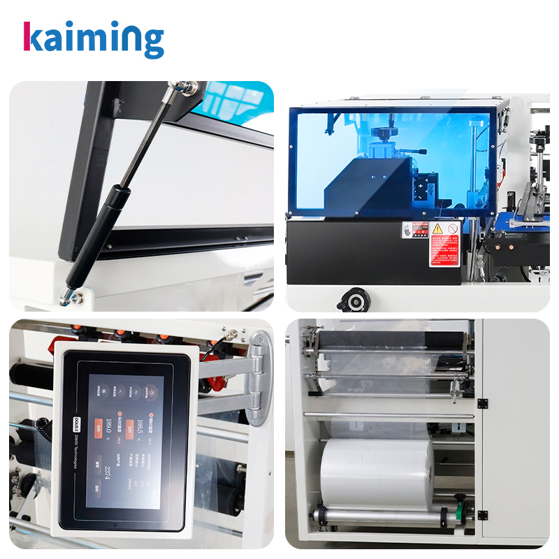 Model 450L Automatic Intelligent Edge Sealing &amp; Cutting Machine with Heat Shrink Tunnel Packing Machine High Speed Side Seal