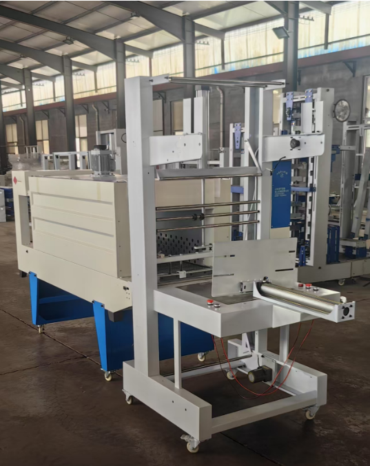 Hot Sale Shrink Wrapping Machine for Cable Rolls/Auto Side Sealer with Shrink Tunnel/roll Paper Plastic Film Packaging Machine