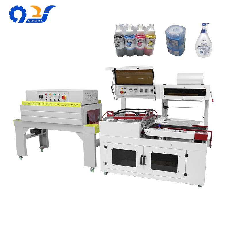 FL-750 + 7530 Commercial L Bar Sealer Side Sealing Heat Tunnel Shrink Wrapping Machine for Plastic Film Sealing Cutting