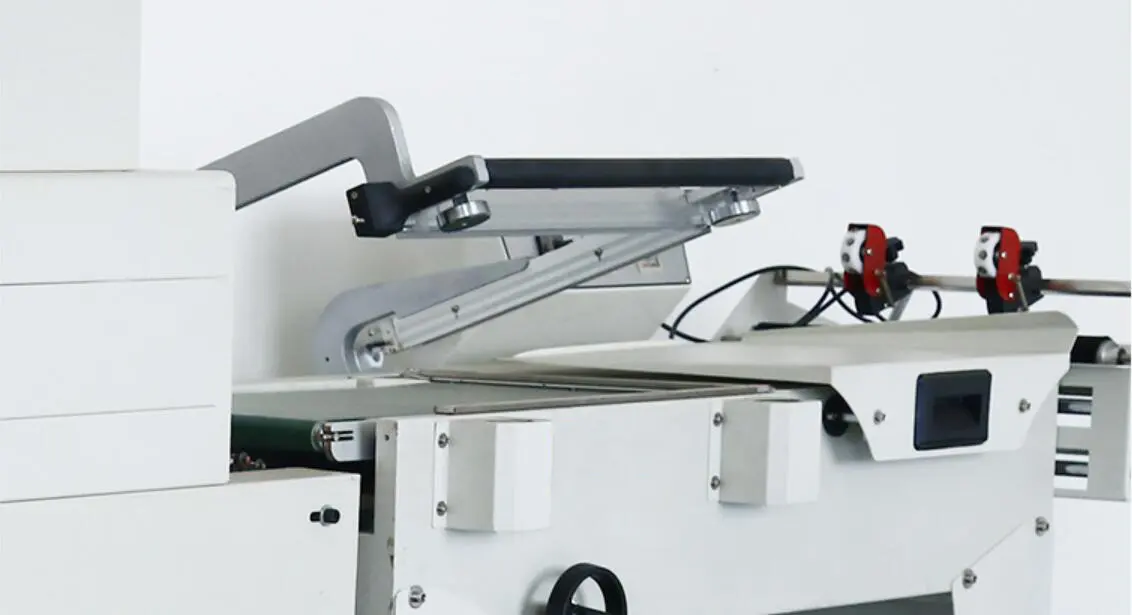 Semi Automatic L Type Bar Sealer Heat POF Shrink Film Packing Wrapping Machine For Trash Bag, Bottles, Case Box