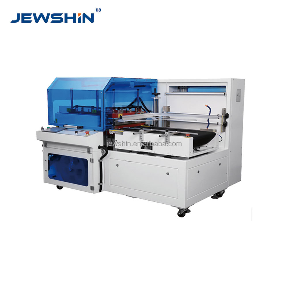 Automatic L-Bar Vertical Shrink Wrapping Machine with Heat Tunnel for Paper Plate Disposable Tableware Food Tray CE Certified