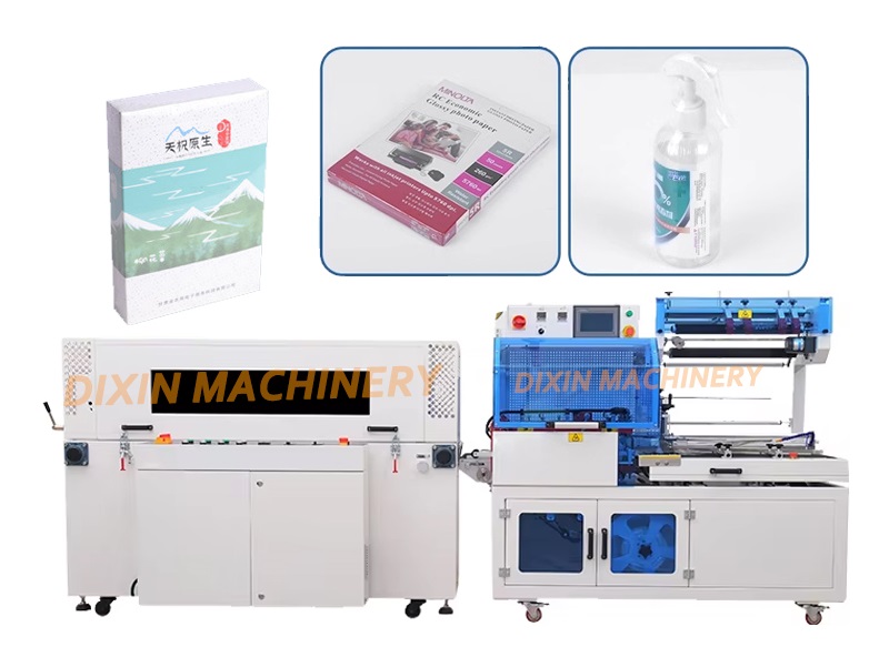 Side shrink wrapping machine