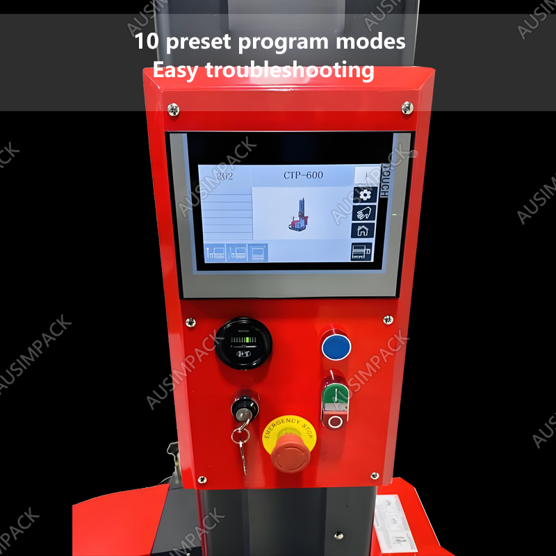 Automatic Electric Intelligent Robotic High-Speed Pallet Stretch Wrapping Machine for Food &amp; Beverage Engine-Powered