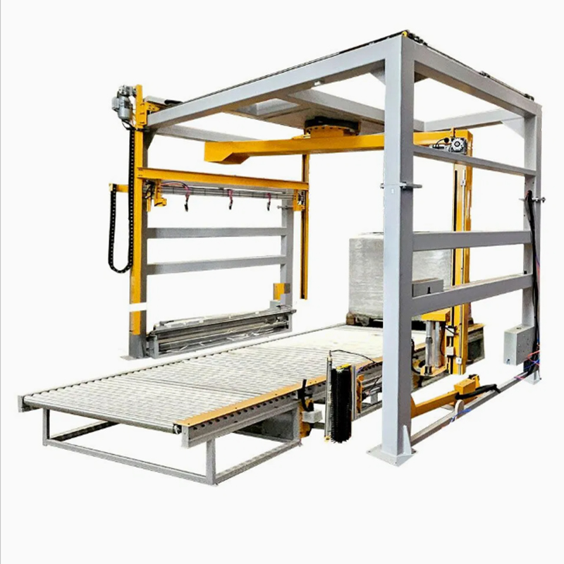 High Speed Automatic Rotary Arm Pallet Stretch Wrapper