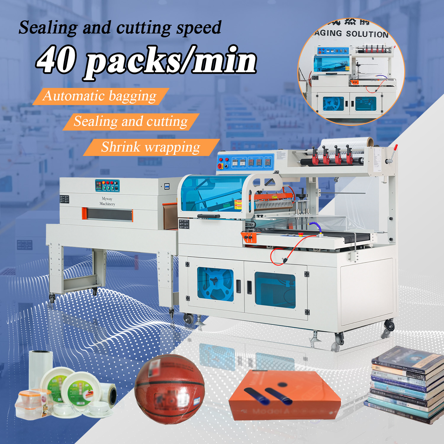 High Quality And Easy To Operate Shrink Wrapping Machine With CE Certification
