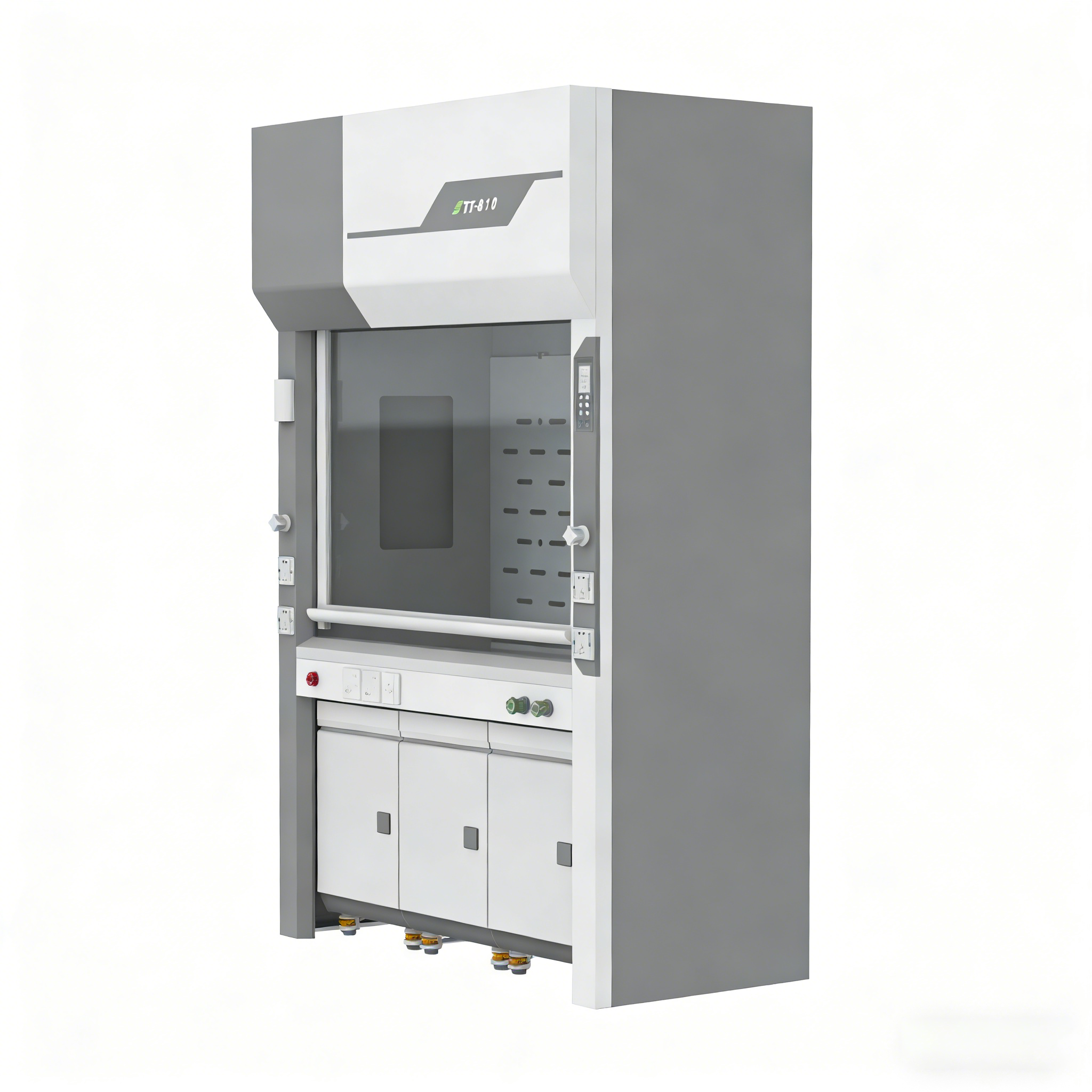 Laboratory Fume Hood Steel Full Ventilation Cabinet Chemical Safety Exhaust Equipment School University Bench Type