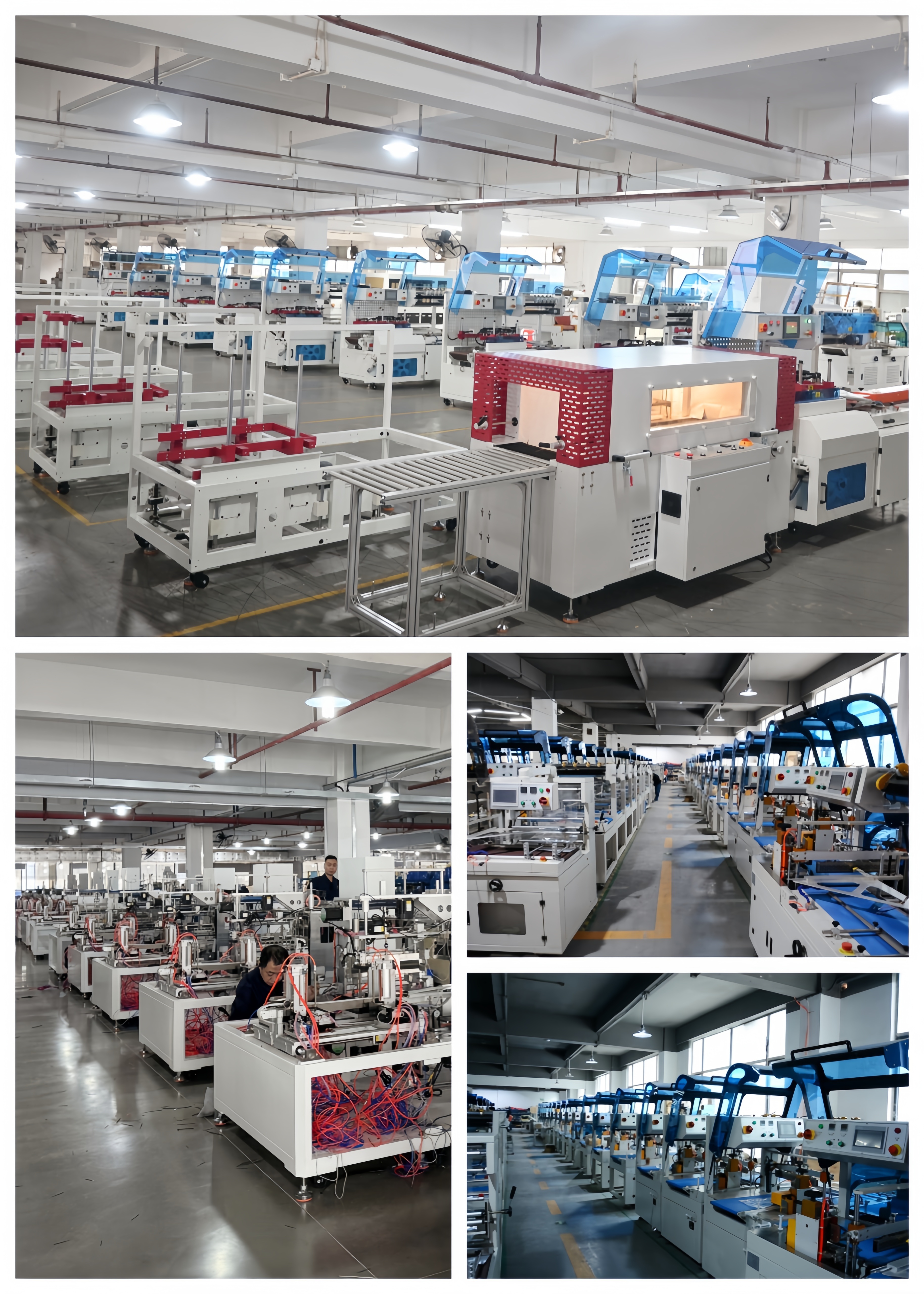 Industrial Automatic Vertical Sealing and Cutting Shrink Wrapping Machine Heat Shrink Packing Machine