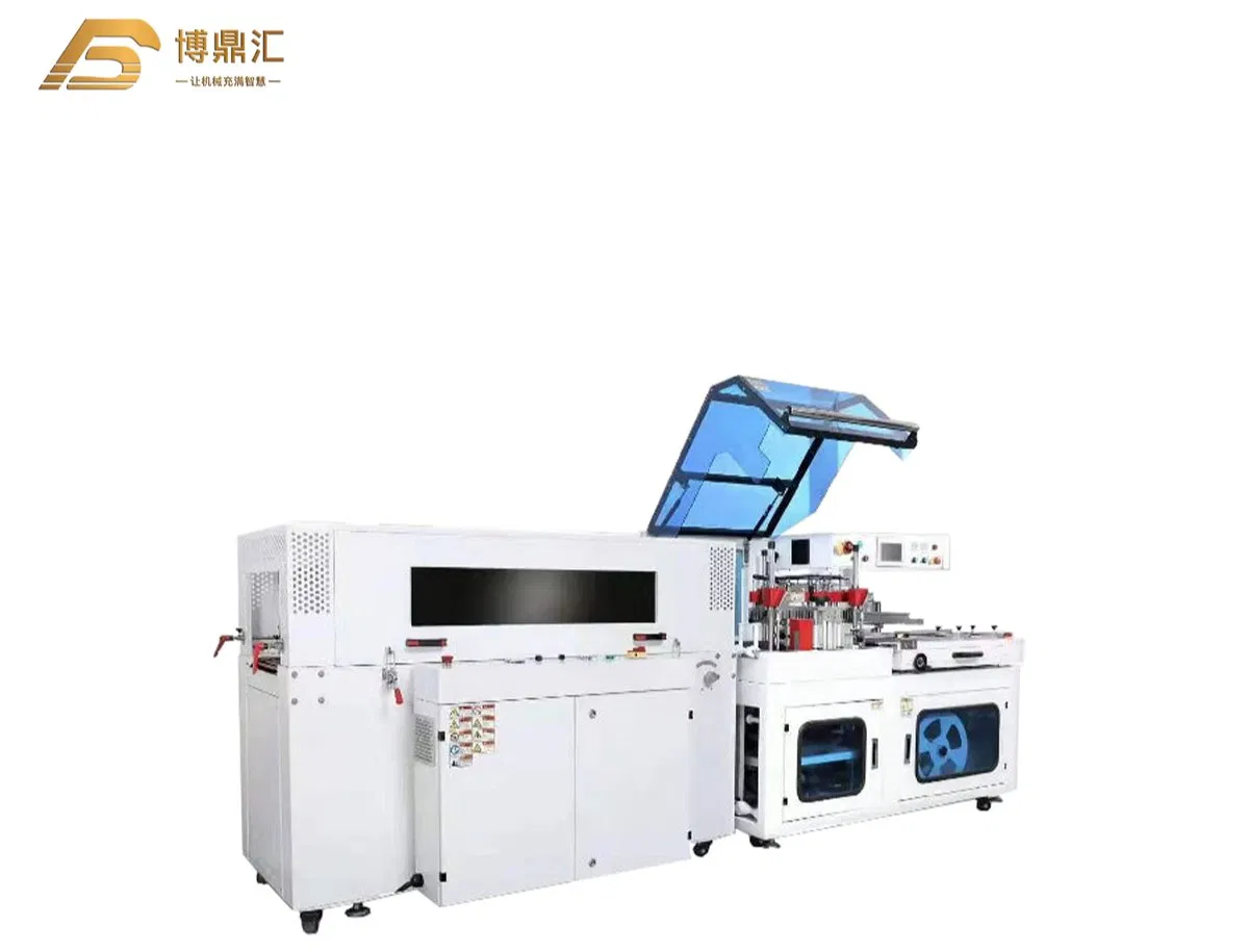 Auto PE Film Heat Oven Tunnel Water Bottles Cans Shrink Wrapping Sleeve Packaging Machine