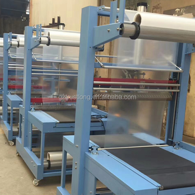 Fully Automatic Big Small Carton case Large Bottle Box Shrink Wrapping Machine for