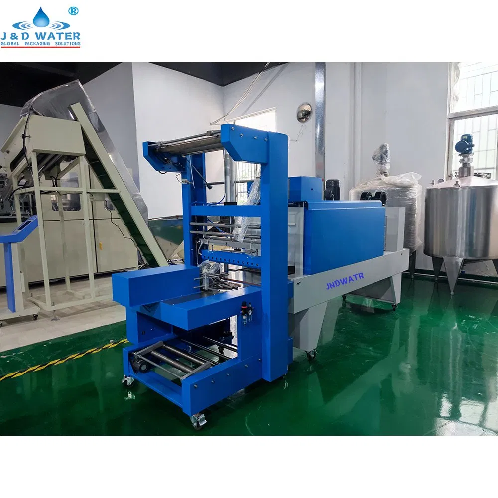 Automatic L Bottled Water Juice Food Plastic PE Film Heat Tunnel Shrink Wrap Package Machine Sleeve Wrapping Packing Carton Case Box Cardboard Wrapper