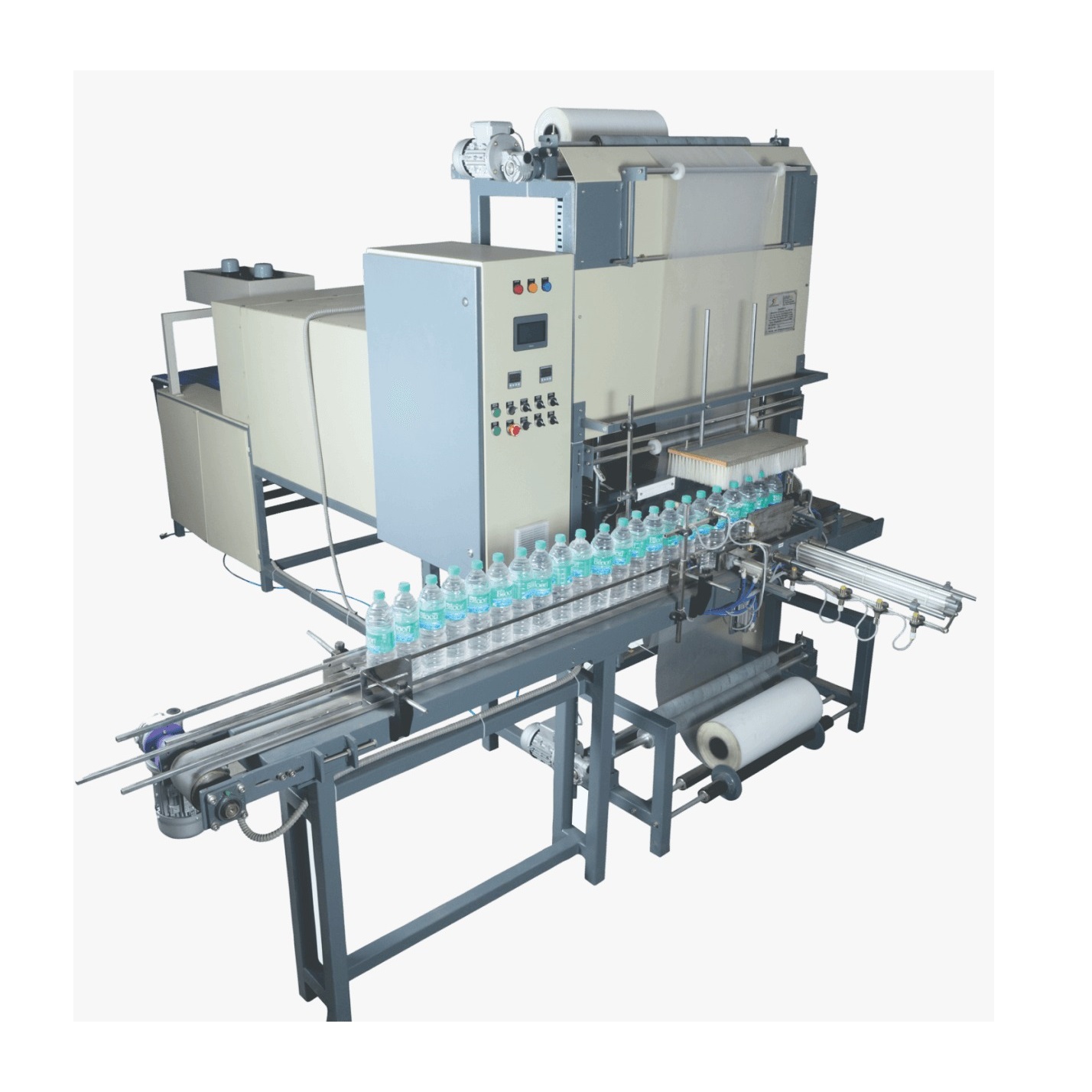 Continuous Motion Shrink Wrapping Machine for High Volume Food Beverage and FMCG Industries Available for Factory Price