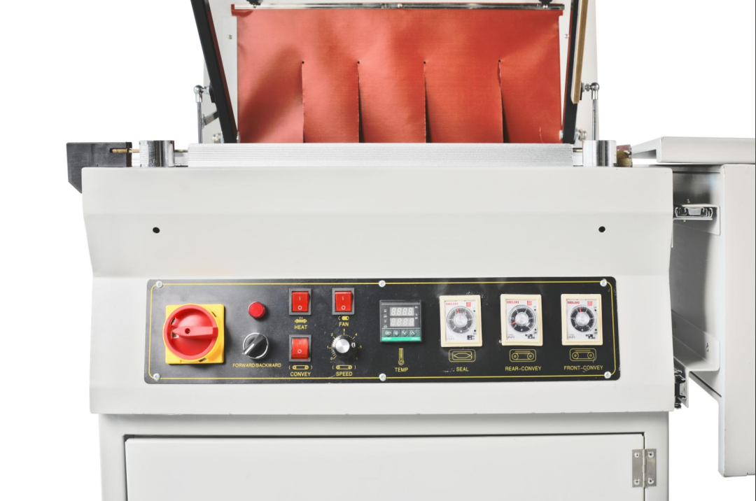 Combo Semi Automatic Combination L Bar Sealer Heat Shrink Film Wrap Packing Machine For Case Box