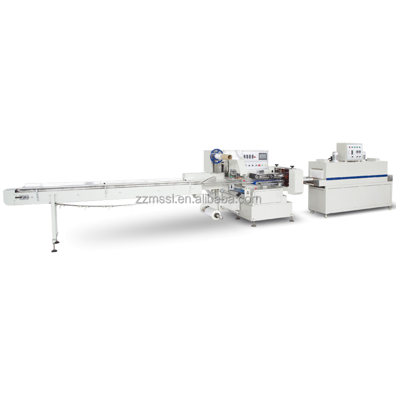 Servo Motor Reciprocating Horizontal Knife Sealing and Cutting Heat Shrink Packaging Machine