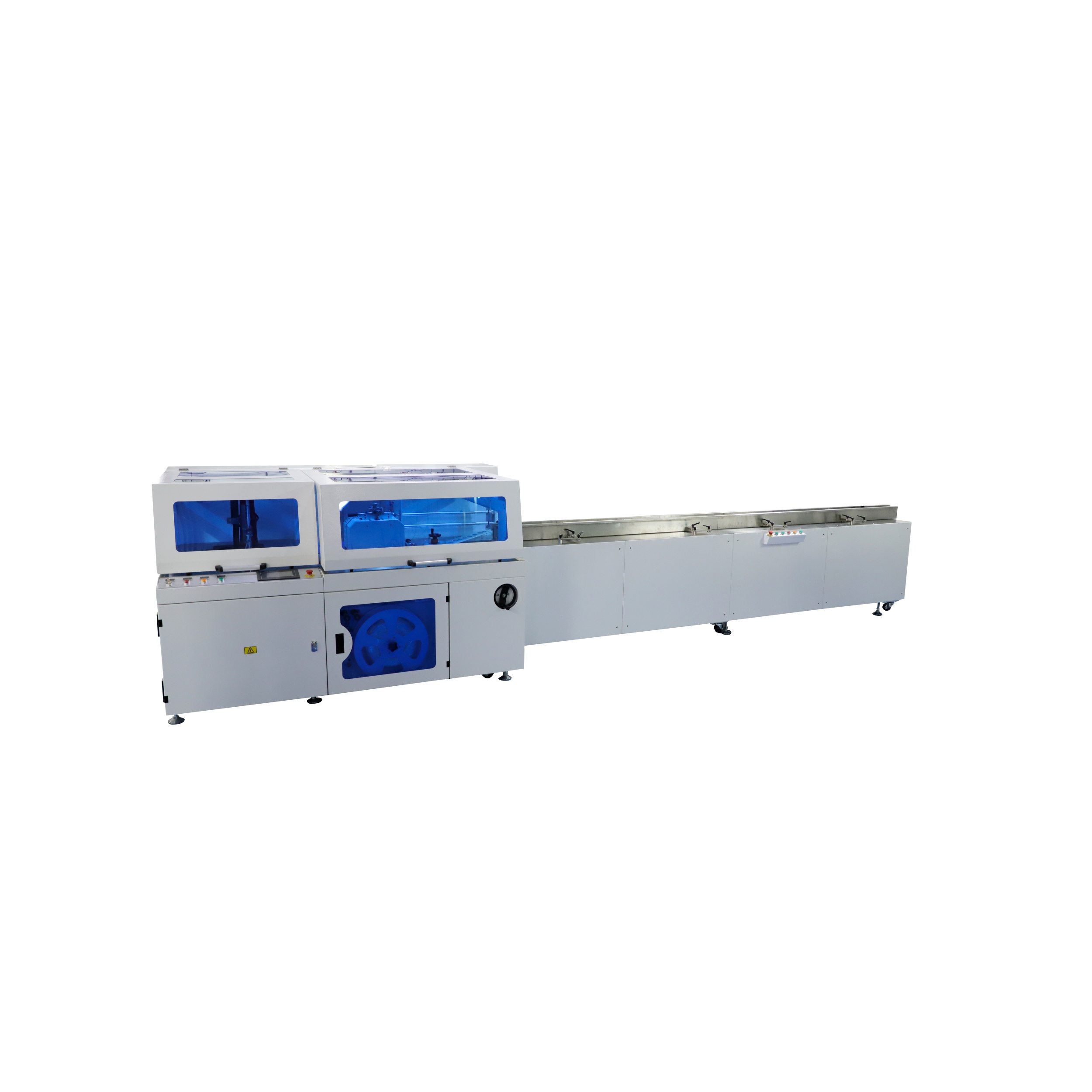 ZF-BS500-Z+S550-LH Continuous Motion Side Sealer for Books Shrinking Packaging Machine Shrink Wrapping Machine